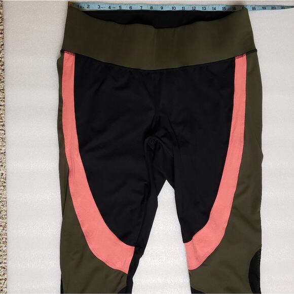 Lane Bryant Crop Color Block Leggings Plus 18 20 - Picture 4 of 7